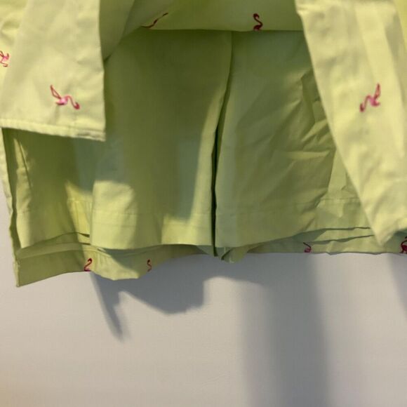 Karen Scott Sport Skort Womens 18 Flamingo Embroidered Zip Summer Casual golf - Picture 3 of 11